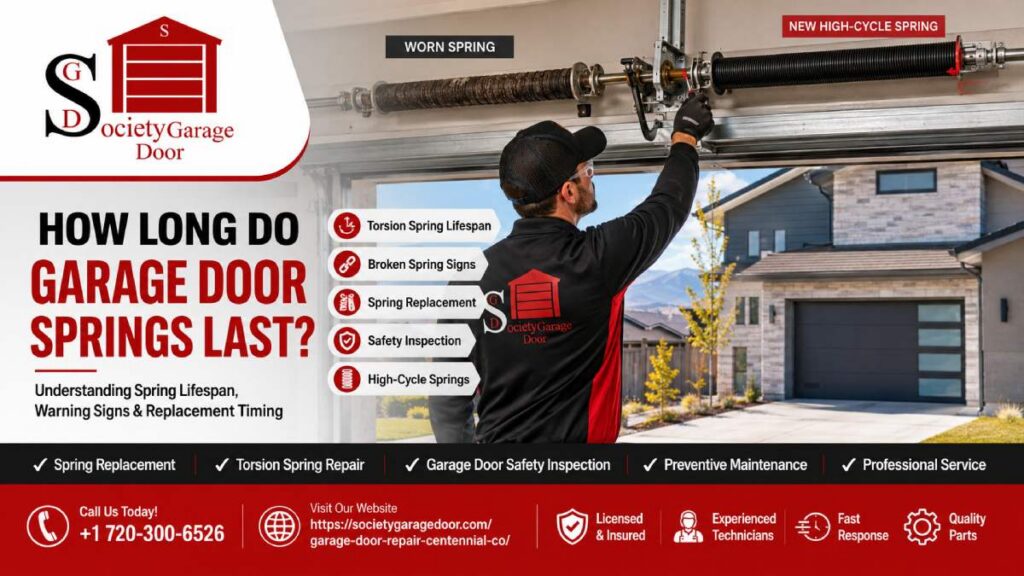garage door spring lifespan Centennial