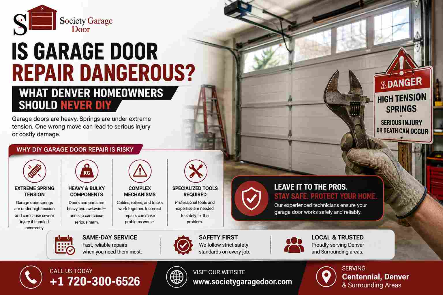 garage door spring repair Denver