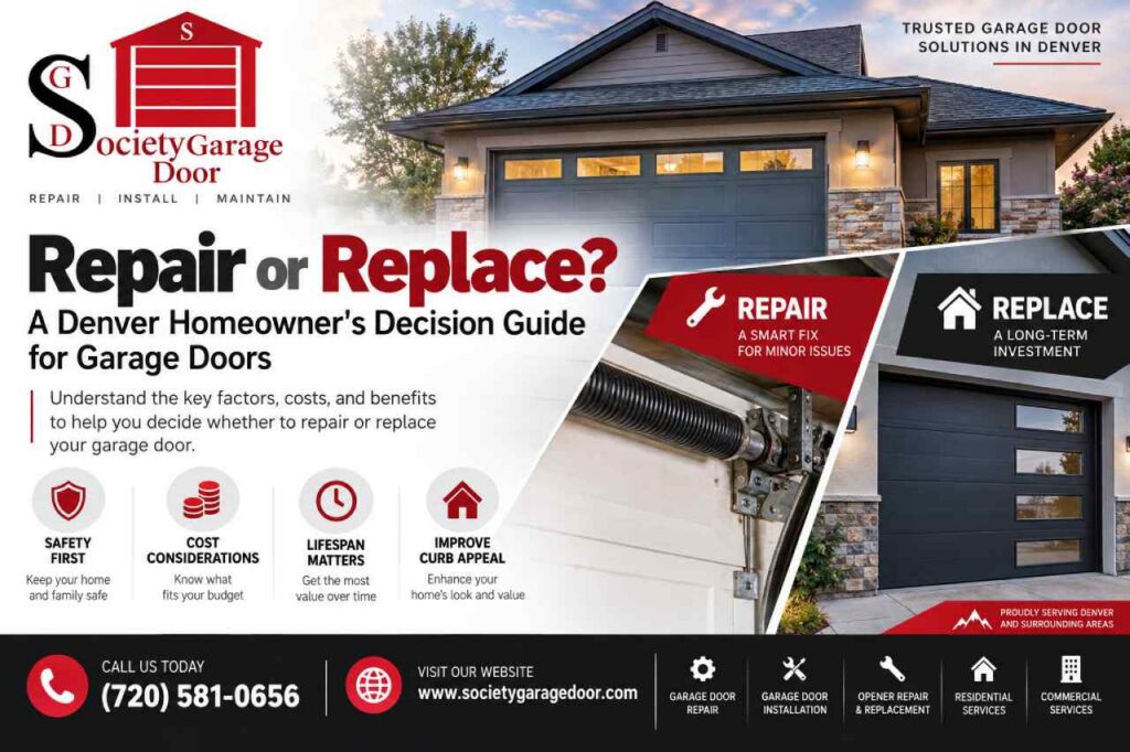 garage door replacement in Denver