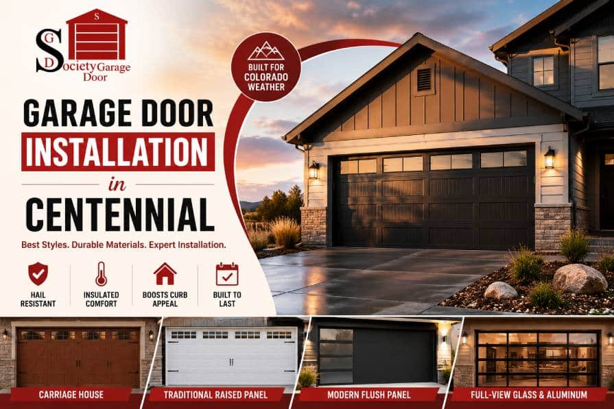garage door installation in Centennial