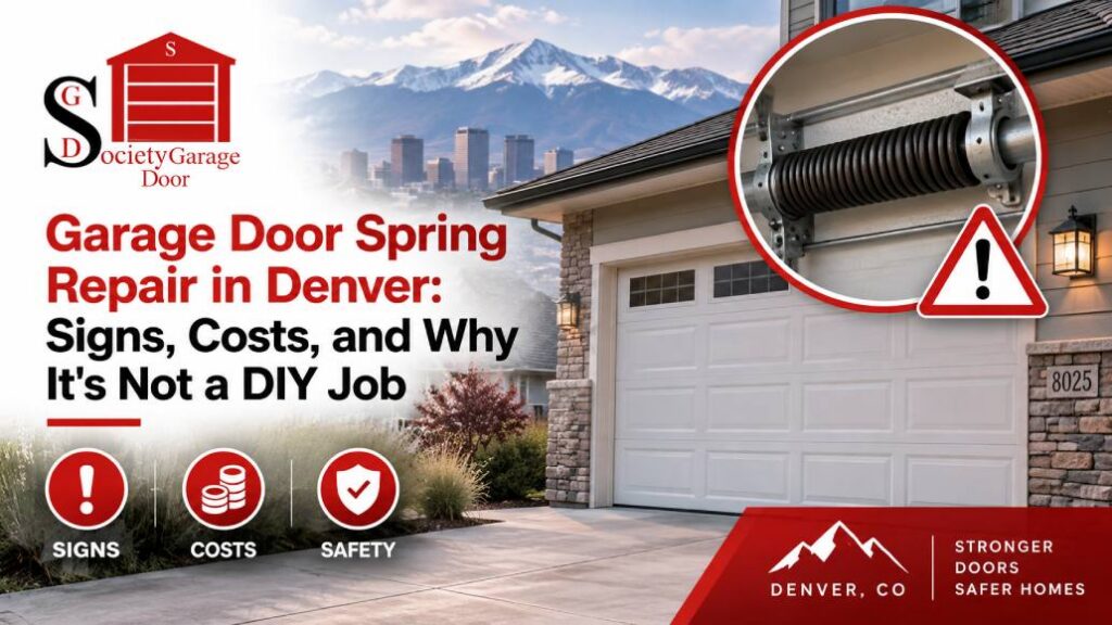 garage door spring repair in Denver