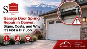 garage door spring repair in Denver